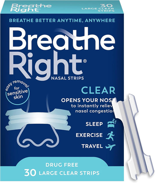 Breathe Right Nasal Strips, Large,tan, 30-count Boxes�