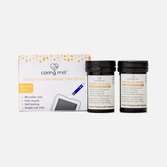 Caring Mill� Blood Glucose Test Strips, 100 ct.