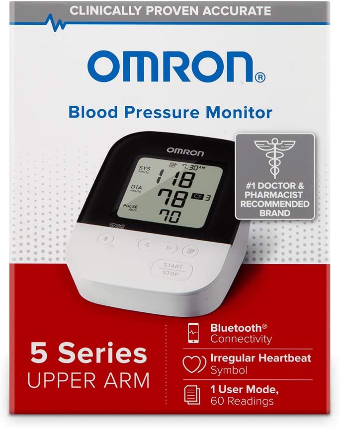 Omron 5 Series ® Wireless Blood Pressure Monitor – HealthTag App
